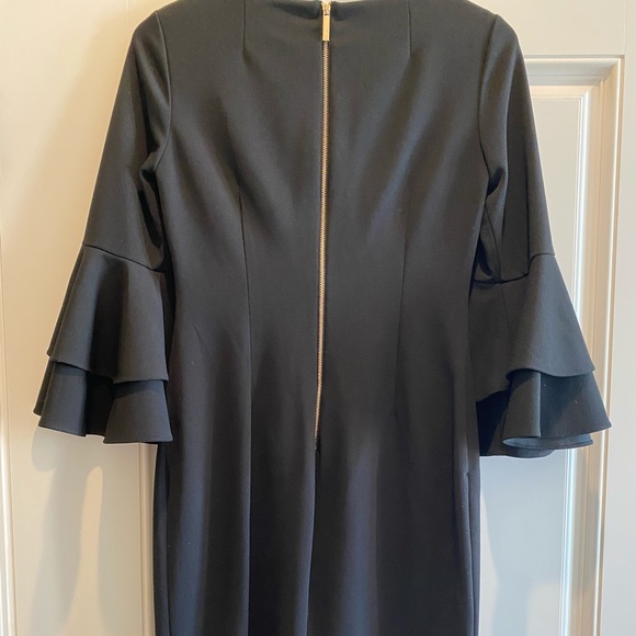 Calvin Klein Women's Tiered Bell Sleeve Dress - Picture 4 of 6